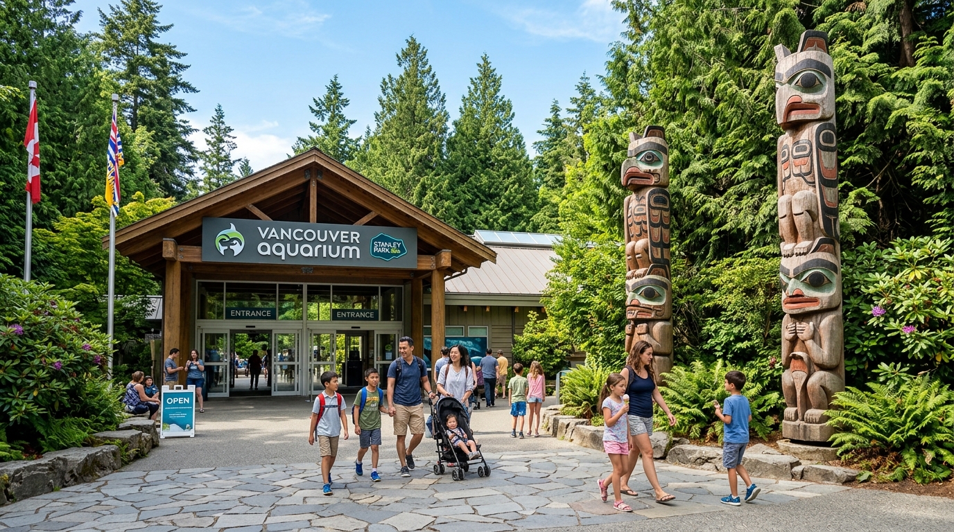 Vancouver Aquarium Entrance