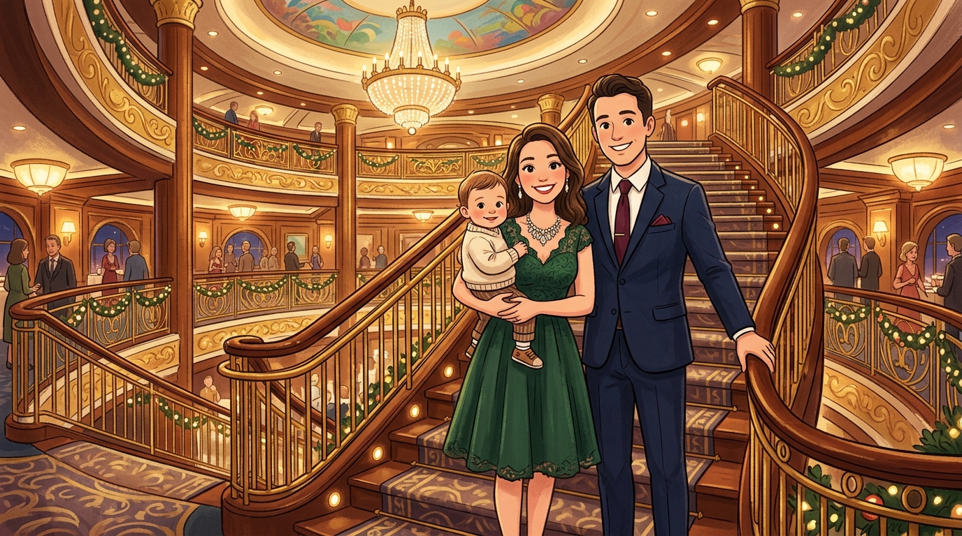 Dressy Night #2 Evening Promenade & Grand Staircase
